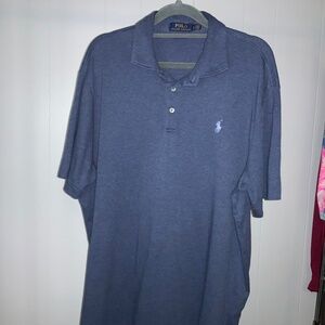 Polo Ralph Lauren blue classic fit polo Sz L